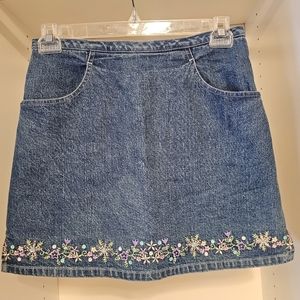 LA Blues Jean skort size 8
